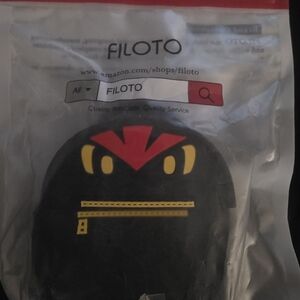 Filoto Black and Red Pouch